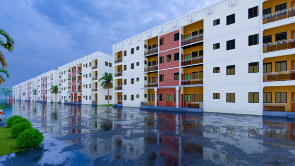 2 BEDROOM BLOCK OF FLATS