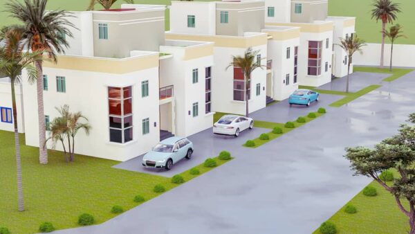 DESTINY COURTS 4 BEDROM FULLY DETACHED DUPLEX WITH 2 ROOMS BQ